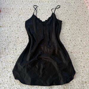 Secret Treasures black slip dress